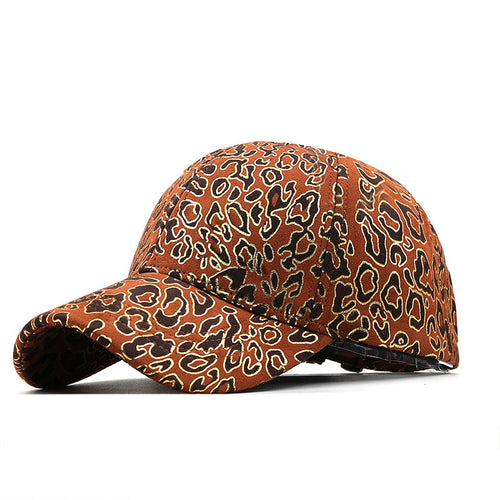 Leopard Print Cowgirl Baseball Cap