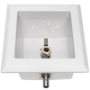 1/2" PEX Crimp (F1807) Inlet, Toilet Outlet Box, 3/8" OD Compression Outlet Connection Plumbingsell