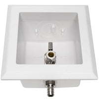 1/2" PEX Crimp (F1807) Inlet, Toilet Outlet Box, 3/8" OD Compression Outlet Connection Plumbingsell