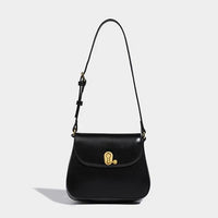 Luxury Retro Cowgirl Saddle Bag | Genuine Leather Brown Handbag