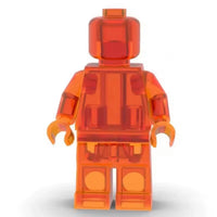 Set of 12 Transparent Brick Figures – Clear Brick Figures (Adult Builds & Display-Grade)