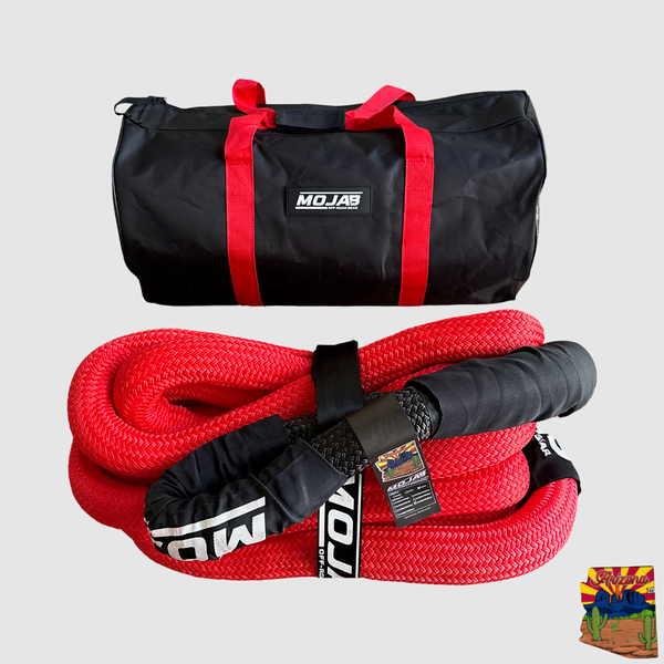 1 1/2” x 30' Kinetic rope with storage bag (Lifetime Warranty) MOJAB OFFROAD