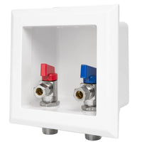 1/2" Sweat MIP, Faucet Outlet Box, with Installed 1/4 Turn Ball Valve Plumbingsell