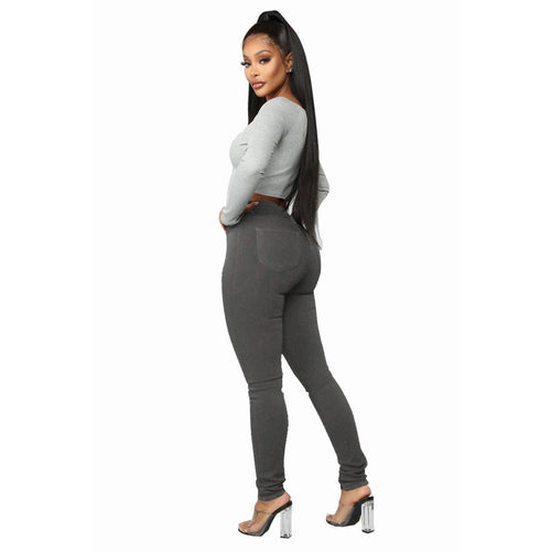 Cowgirl Chic High Waisted Skinny Jeans - Stylish and Comfortable Denim Jeans for Women