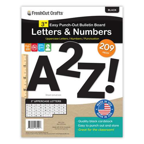 Bulletin Board Letters – 3 inch