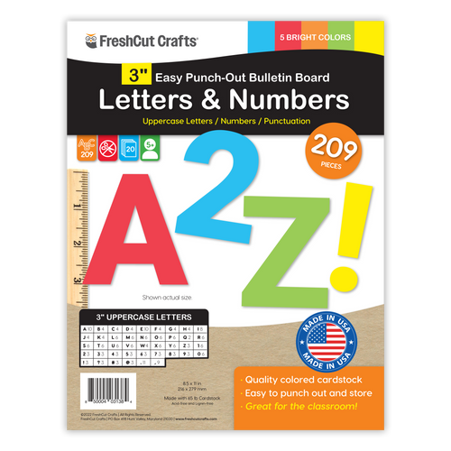 Bulletin Board Letters – 3 inch