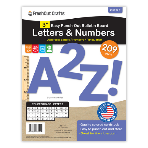 Bulletin Board Letters – 3 inch