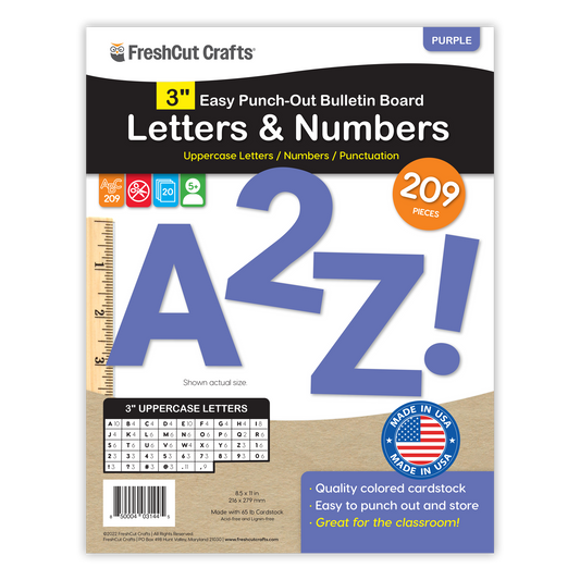 Bulletin Board Letters – 3 inch
