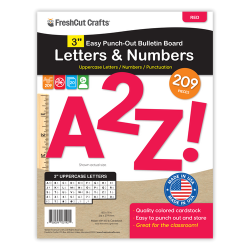 Bulletin Board Letters – 3 inch