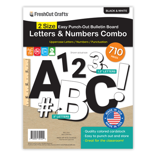 Bulletin Board Letters Combo – 2 Sizes