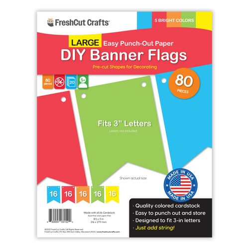 Large DIY Banner Flags