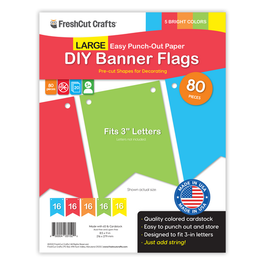 Large DIY Banner Flags
