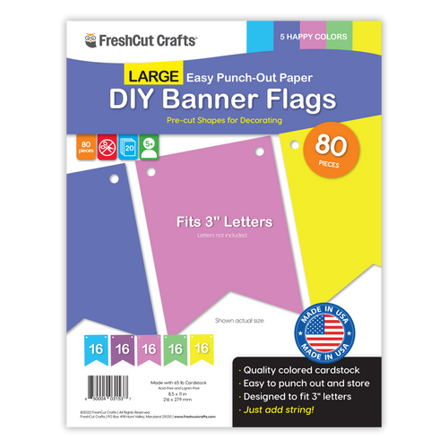 Large DIY Banner Flags