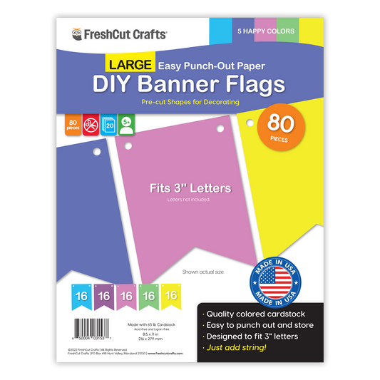 Large DIY Banner Flags