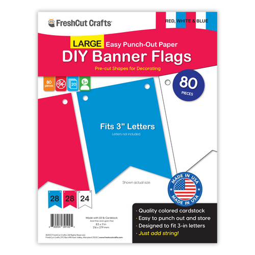 Large DIY Banner Flags