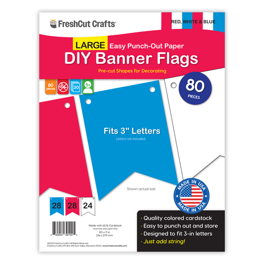 Large DIY Banner Flags