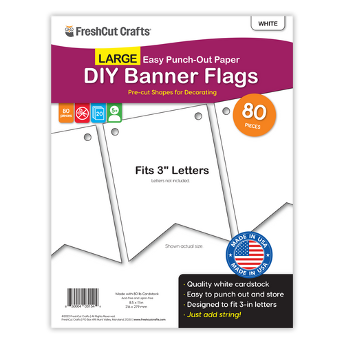 Large DIY Banner Flags