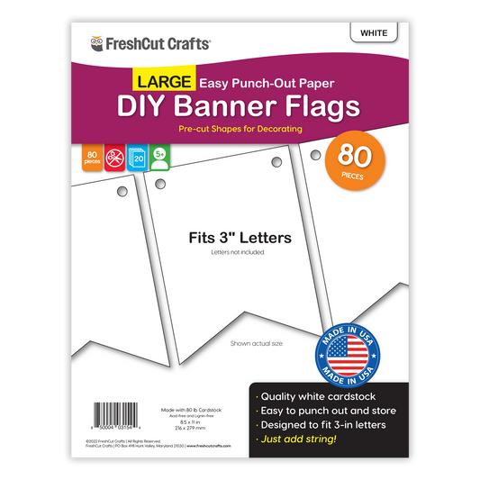 Large DIY Banner Flags