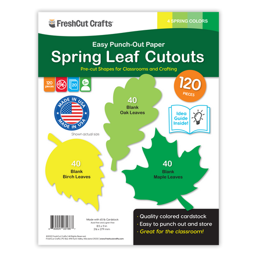 Spring Leaf Cutouts