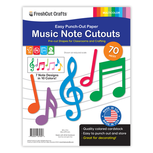 Music Notes Cutouts