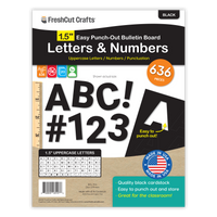 Bulletin Board Letters – 1.5 inch
