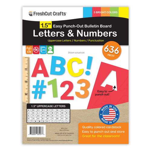 Bulletin Board Letters – 1.5 inch