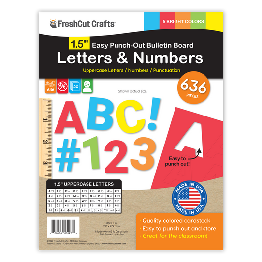 Bulletin Board Letters – 1.5 inch