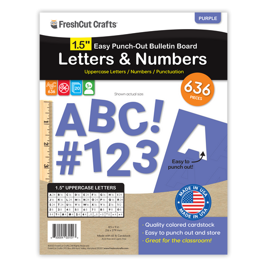 Bulletin Board Letters – 1.5 inch