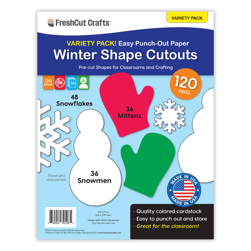 Winter Shape Cutouts