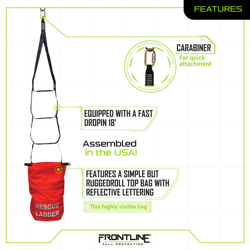 Frontline RLA18 Rescue 18' Ladder Kit