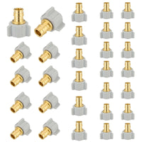 30 Pcs PEX A Expansion 3/4" PEX x 1/2" Female NPT Swivel Adapter Wholesale