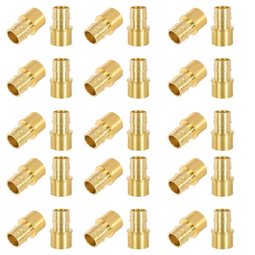 30 Pcs PEX A Full Flow Expansion 1/2" PEX x 3/4" Female Sweat F1960 Adapter Wholesale