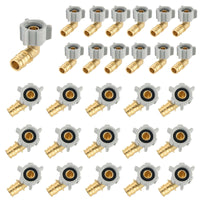 30 Pcs PEX A Expansion 1/2" PEX x 1/2" Swivel Elbow Wholesale