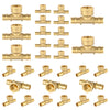 30 Pcs PEX A Expansion 1/2" PEX x 1/2" PEX x 3/4" Female Threaded F1906 Tee Wholesale