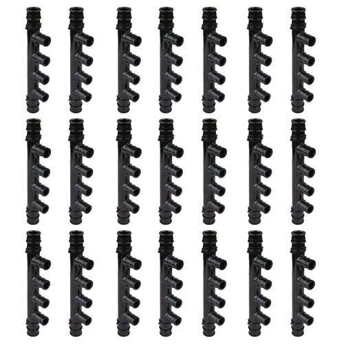 30 Pcs PEX A Expansion 3/4" x 1/2" Open Manifold (4 port) Wholesale
