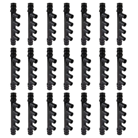 30 Pcs PEX A Expansion 3/4" x 1/2" Open Manifold (4 port) Wholesale