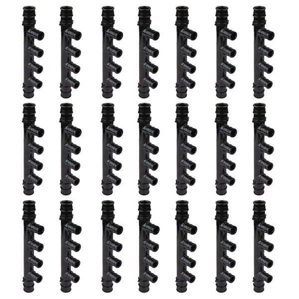 30 Pcs PEX A Expansion 3/4" x 1/2" Open Manifold (4 port) Wholesale