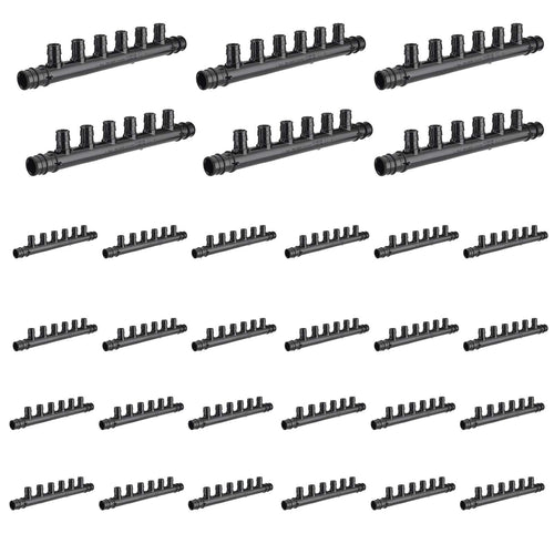30 Pcs PEX A Expansion 3/4" x 1/2" Open Manifold (6 port) Wholesale