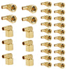 PEX-B Crimp 1/2" PEX x 1/2" Female NPT Metal Swivel Elbow (Lead Free)