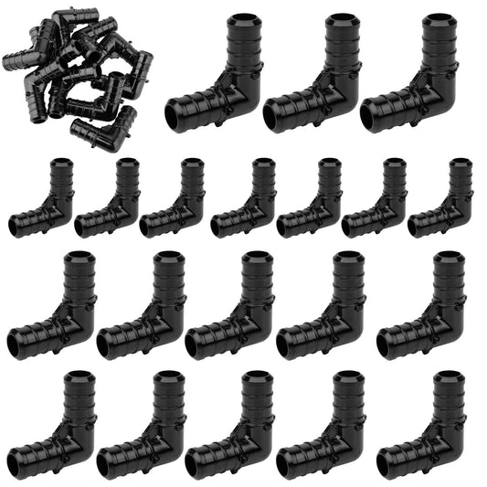 30 Pcs PEX-B Crimp 3/4" PPSU Elbow