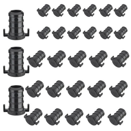 30 Pcs PEX-B Crimp 3/4" PPSU Plug w/tabs