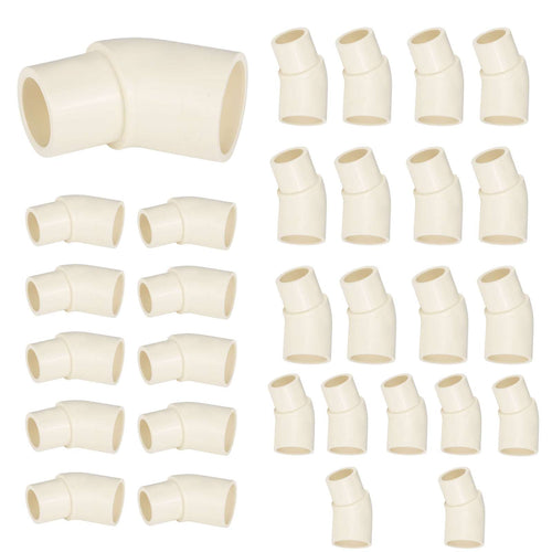 30 Pcs 3/4" CPVC CTS 45° Street Elbow (Spigot x Socket)