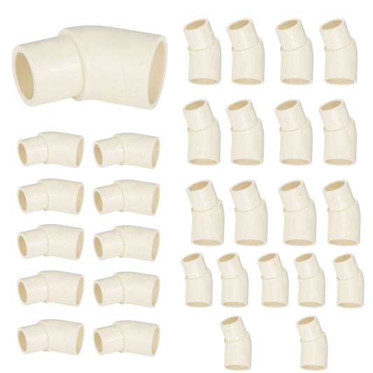 30 Pcs 3/4" CPVC CTS 45° Street Elbow (Spigot x Socket)