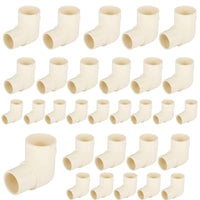 30 Pcs 1/2" CPVC CTS 90° Street Elbow (Spigot x Socket)