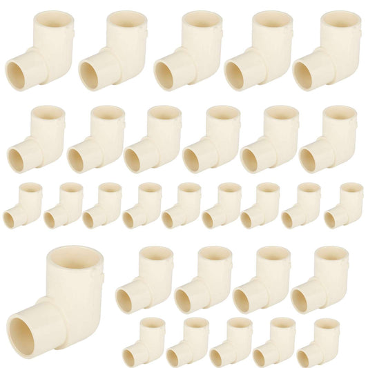 30 Pcs 1/2" CPVC CTS 90° Street Elbow (Spigot x Socket)