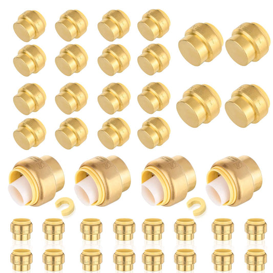 30 Pcs 1/2" Push Fit Plug (End Stop)