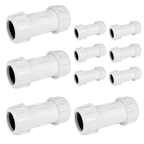 10 Pcs 3" PVC Compression Coupling
