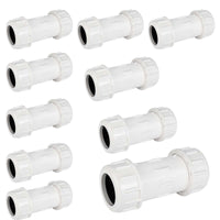 10 Pcs 1-1/4" PVC Compression Coupling