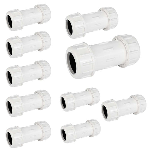 30 Pcs 1" PVC Compression Coupling