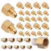 1/2" Flare x 1/2" FNPT Brass Adapter